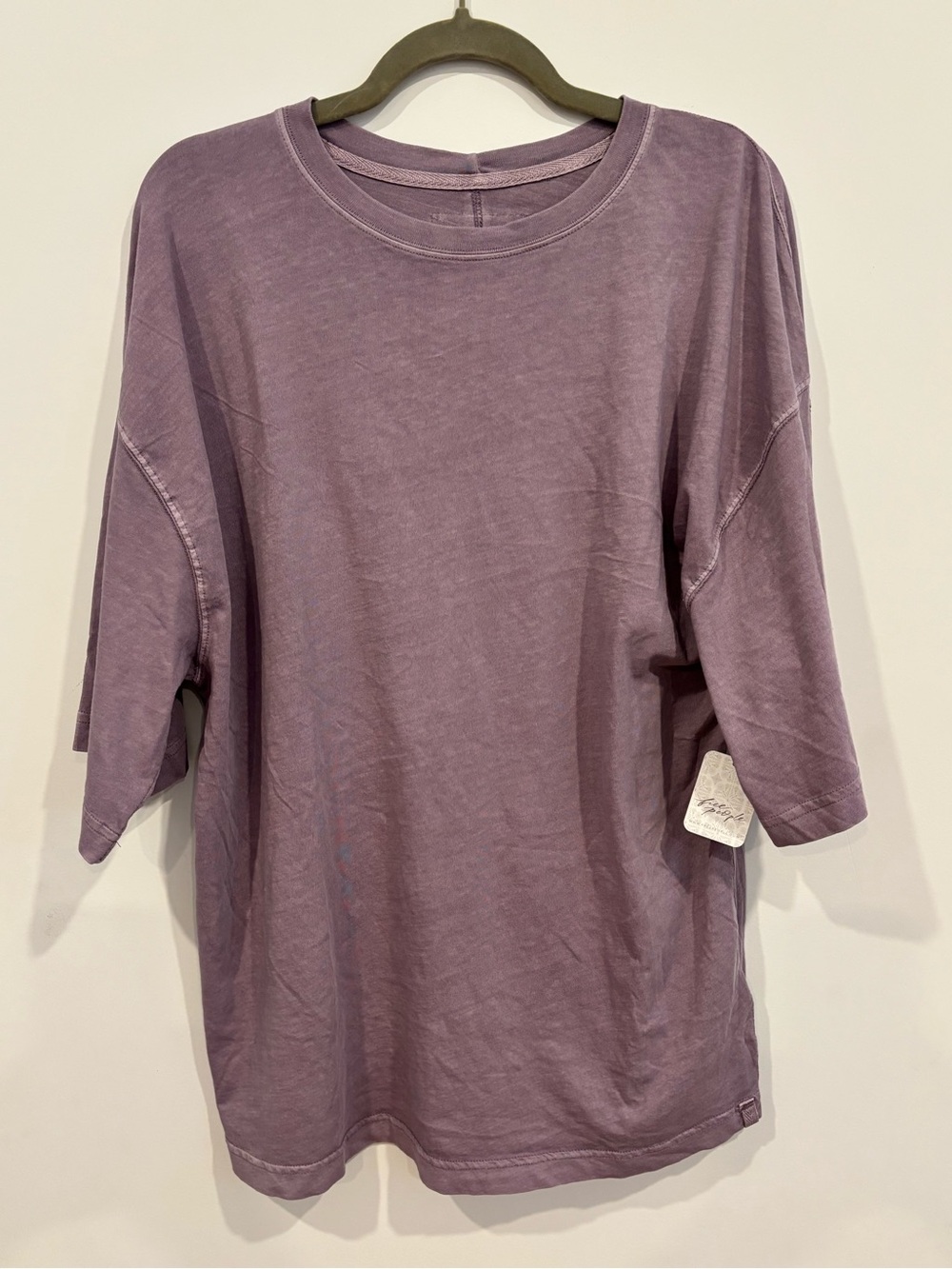 We The Free Short Sleeve Relaxed Tee in Lavender